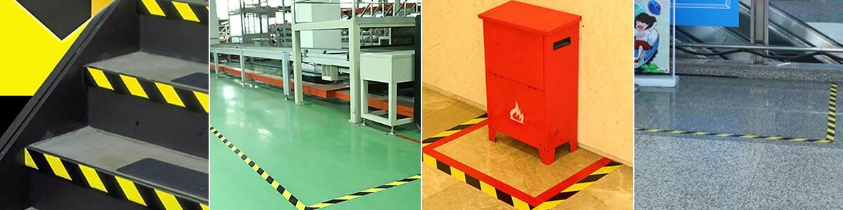 PVC-Floor-Marking-Tape-Application